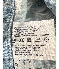 ZERRES Moške udobne elegantne hlače iz džinsa Modra 46