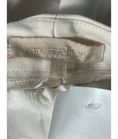 Ženske hlače Vanessa Bruno Udobne, trpežne in elegantne White 34