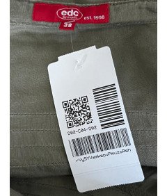 ESPRIT Mini krilo Elegantna kratka siva velikost 38