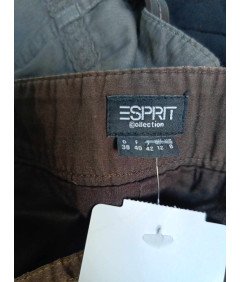 ESPRIT Spódnica Midi Wygodna Stylowa Elegancka Brązowa Rozmiar 38
