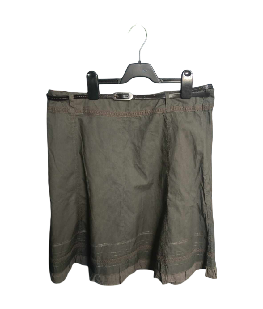 zero Midi krilo udobno elegantno s pasom zelena velikost 44