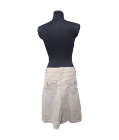 ESPRIT Midi krilo Stylish Denim Beige Velikost 40