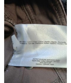 ESPRIT Spódnica Midi Wygodna Stylowa Brązowa Rozmiar 34