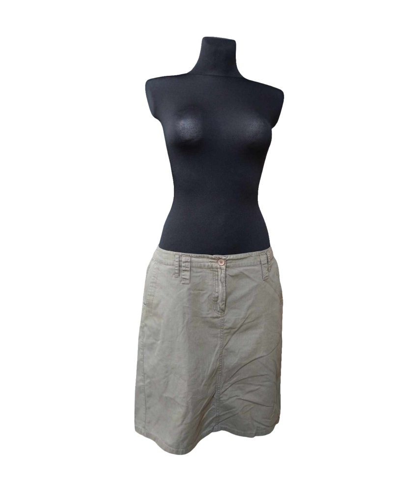 s.Oliver Spódnica Midi Wygodna Stylowa Brązowa Rozmiar 42