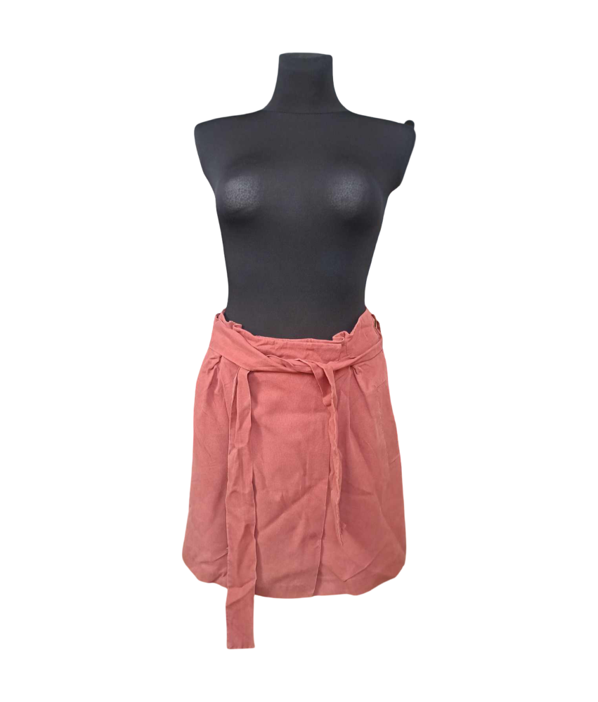 River Island Midi krilo udobno elegantno s pasom roza velikost 36