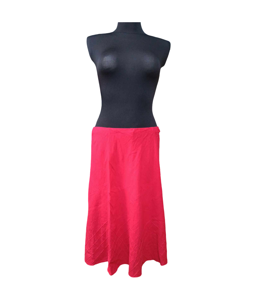 Marks&Spencer Spódnica Midi Wygodna Stylowa  Czerwona Rozmiar 42