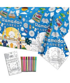 DPKOW Namizni prt za kreativno barvanje za ramadan, 180 x 120 cm
