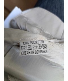 Kremasta midi krilo udobno elegantno elegantno belo velikost 42