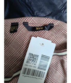 MNG Midi krilo udobno elegantno elegantno rdeče in belo velikost M