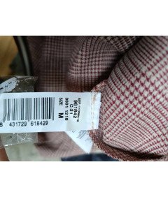 MNG Midi krilo udobno elegantno elegantno rdeče in belo velikost M