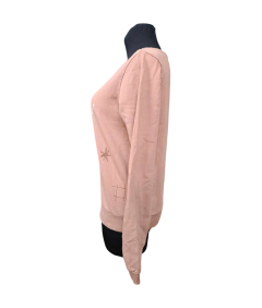 Maison Scotch Ženska majica z dolgimi rokavi Udobna rjava M