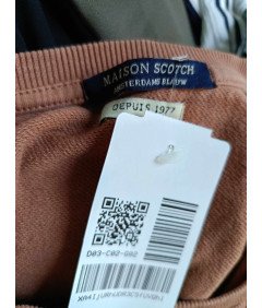 Maison Scotch Ženska majica z dolgimi rokavi Udobna rjava M