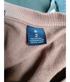 Maison Scotch Ženska majica z dolgimi rokavi Udobna rjava M