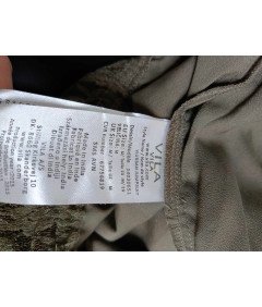 VILA Obleka brez rokavov lahka udobna rjava velikost M