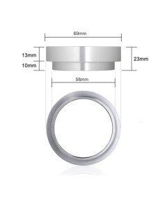 Butyeak Aluminijev lijak za kavo 58 mm za natančno polnjenje