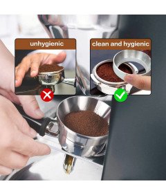 Butyeak Aluminijev lijak za kavo 58 mm za natančno polnjenje