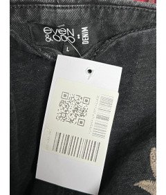 Even and Odd Obleka do kolen Elegantna udobna poletna črna L