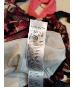 TOPSHOP Midi obleka do kolen Elegantna poletna cvetlična rdeča 36