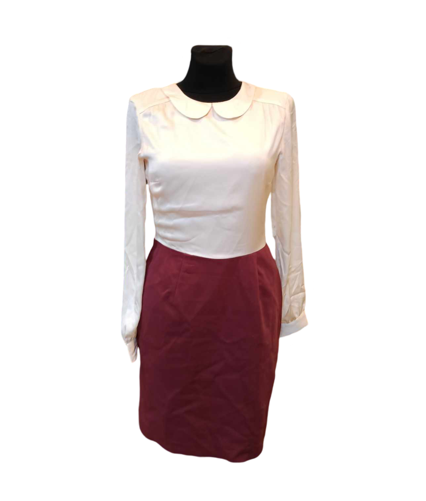 mint and berry Obleka do kolen Udobna elegantna vzdržljiva bela 38