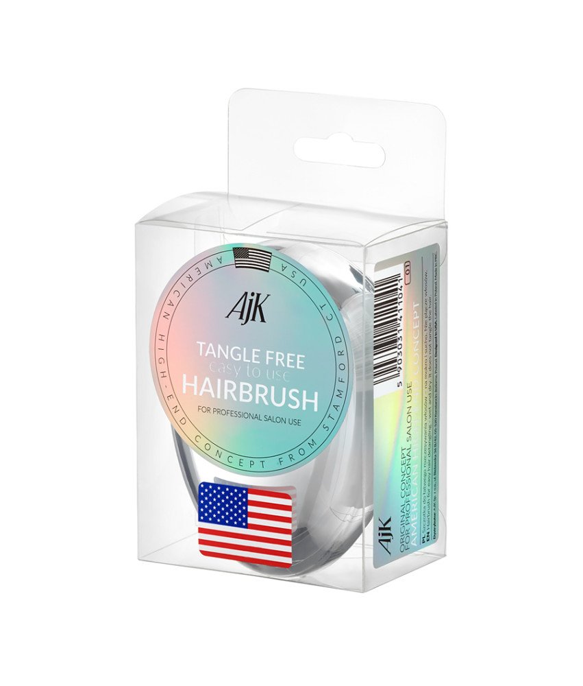 Krtača za tanke zapletene poškodovane mokre lase Silver