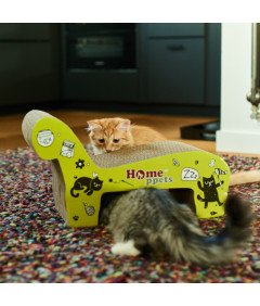 Drapak dla Kota Kartonowy Tekturowy Leżak Kocimiętka 47x19x25 cm Legowisko