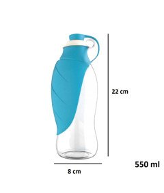 Butelka na Wode dla Psa Bidon Poidełko Składana Miska Spacer 550 ml Turystyczna