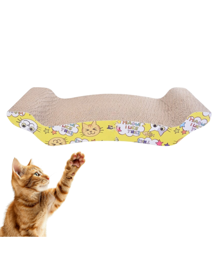 Drapak dla Kota Kartonowy Tekturowy Most Zabawka Kocimiętka 43x22x4 cm Legowisko