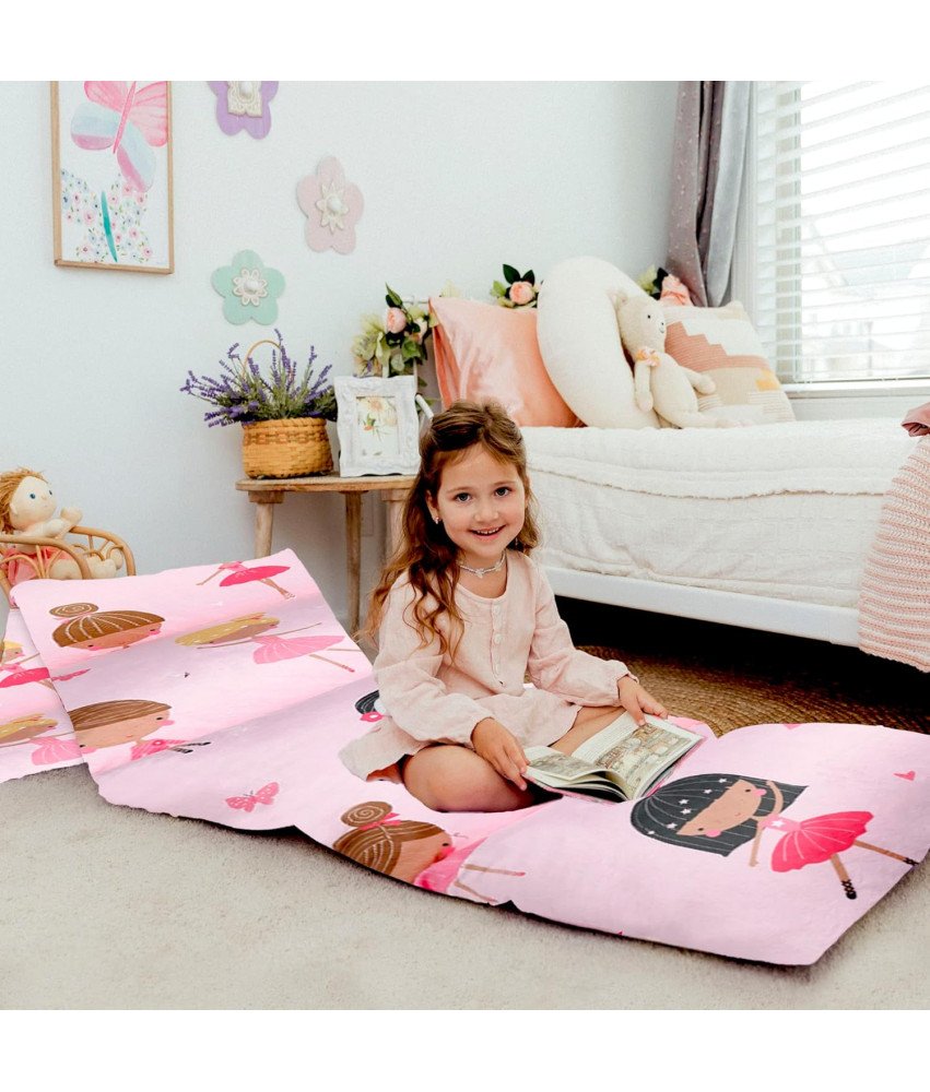 Butterfly Craze Pokrowiec na Poduszkę Podłogową Różowy 85 x 220 cm