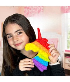 GirlZone Zestaw Zabawek Sensorycznych Fidget z Slime i Naklejkami