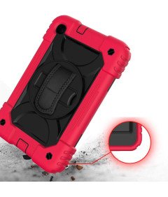 Etui do Samsung Galaxy Tab A8 10.5 2022 z Podstawką i Paskiem Czerwone