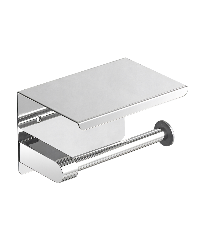 Držalo za toaletni papir Kopalnica Stenska polica Steel Chrome Platated Hanger