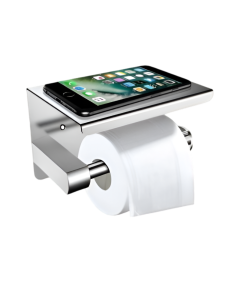 Držalo za toaletni papir Kopalnica Stenska polica Steel Chrome Platated Hanger