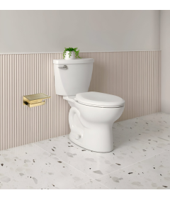 Uchwyt na Papier Toaletowy Ścienny do Łazienki Półka Stal Błyszczący Złoty Wieszak