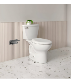 Nosilec toaletnega papirja Kopalnica Wall Mount s polico Matte Steel Grey Hanger