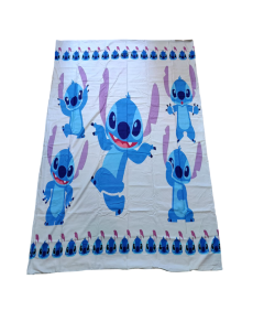 Zestaw Pościel 140x200cm 2 Poszewki na Poduszki 50x75cm Lilo i Stitch