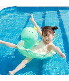 Shengou Zielone Dmuchane Koło do Pływania dla Dzieci od 6 Miesięcy