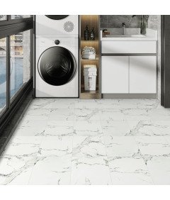 Irisroom PVC talna obloga beli marmor 30 x 30 cm