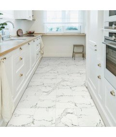 Irisroom PVC talna obloga beli marmor 30 x 30 cm