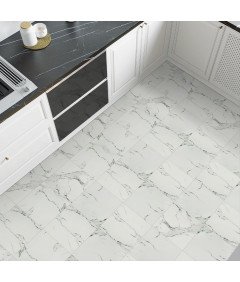 Irisroom PVC talna obloga beli marmor 30 x 30 cm