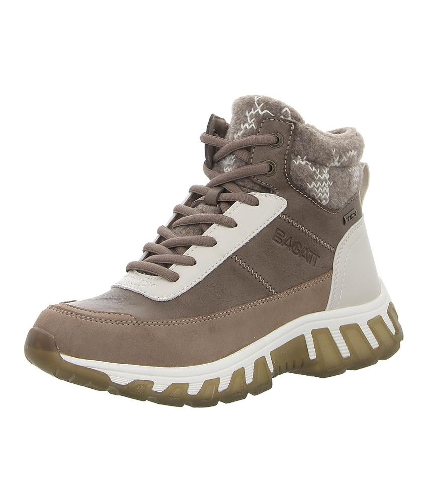 Trzewiki Damskie Bagatt Chi TEX Ocieplane Beżowe Brązowe 40