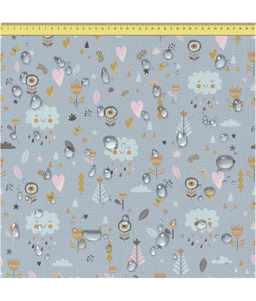 DreamRoots Vodoodporno Platno Siva 160 cm x 200 cm