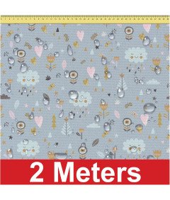 DreamRoots Vodoodporno Platno Siva 160 cm x 200 cm