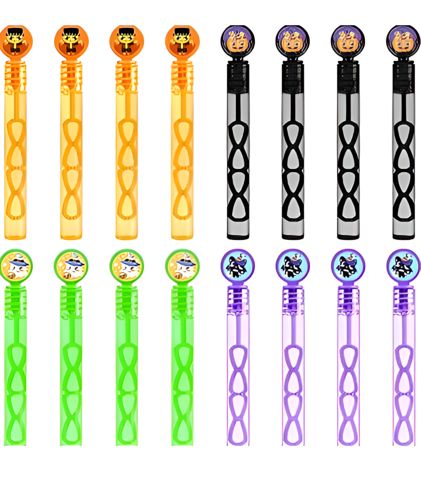 Zestaw Baniek Mydlanych dla Dzieci Motyw Halloween 4 ml 16 sztuk