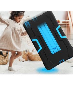 Etui za Samsung Galaxy Tab A 8.4'' s stojalom, črno-modro