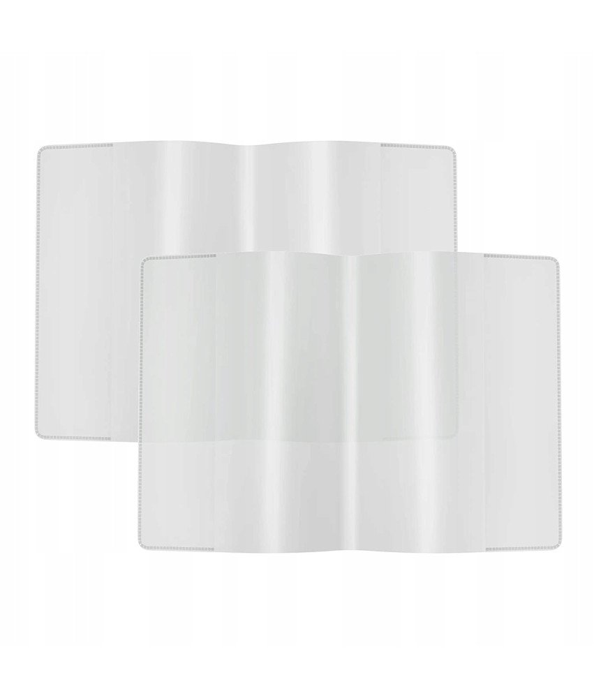 Okładka Ochronna na Świadectwa Szczepień 93x130 mm Przezroczyste 2 szt