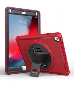 Etui na iPad Air 2/Air 1/Pro 9.7" z Obrotową Podstawką Czerwony