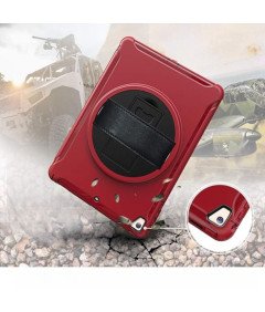 Etui na iPad Air 2/Air 1/Pro 9.7" z Obrotową Podstawką Czerwony