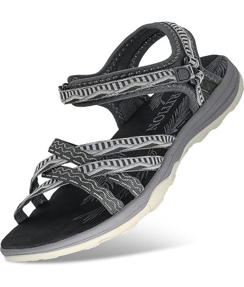 GRITION Ženski Poletni Sandali Črni Velikost 36