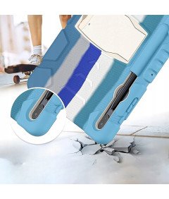 Etui za Samsung Galaxy Tab S8 Plus/S7 FE/S7 s Stojalom Modro