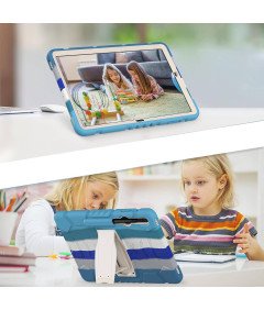 Etui za Samsung Galaxy Tab S8 Plus/S7 FE/S7 s Stojalom Modro